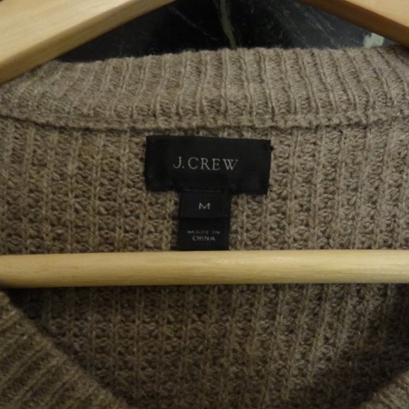J. Crew 100% Lambswool Henley (M) - Picture 3 of 5
